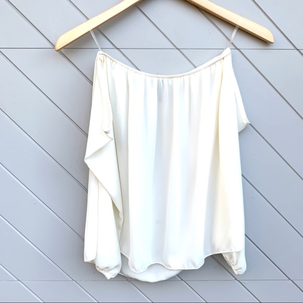 Nasty Gal Long Sleeve Off the Shoulder Top